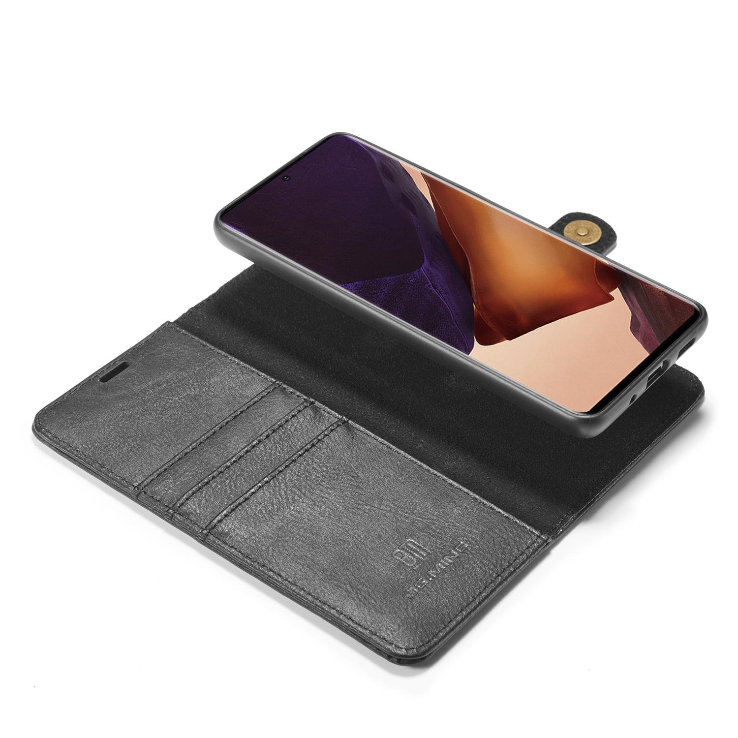 Galaxy Note 20 Ultra Plånboksfodral med avtagbart skal, svart