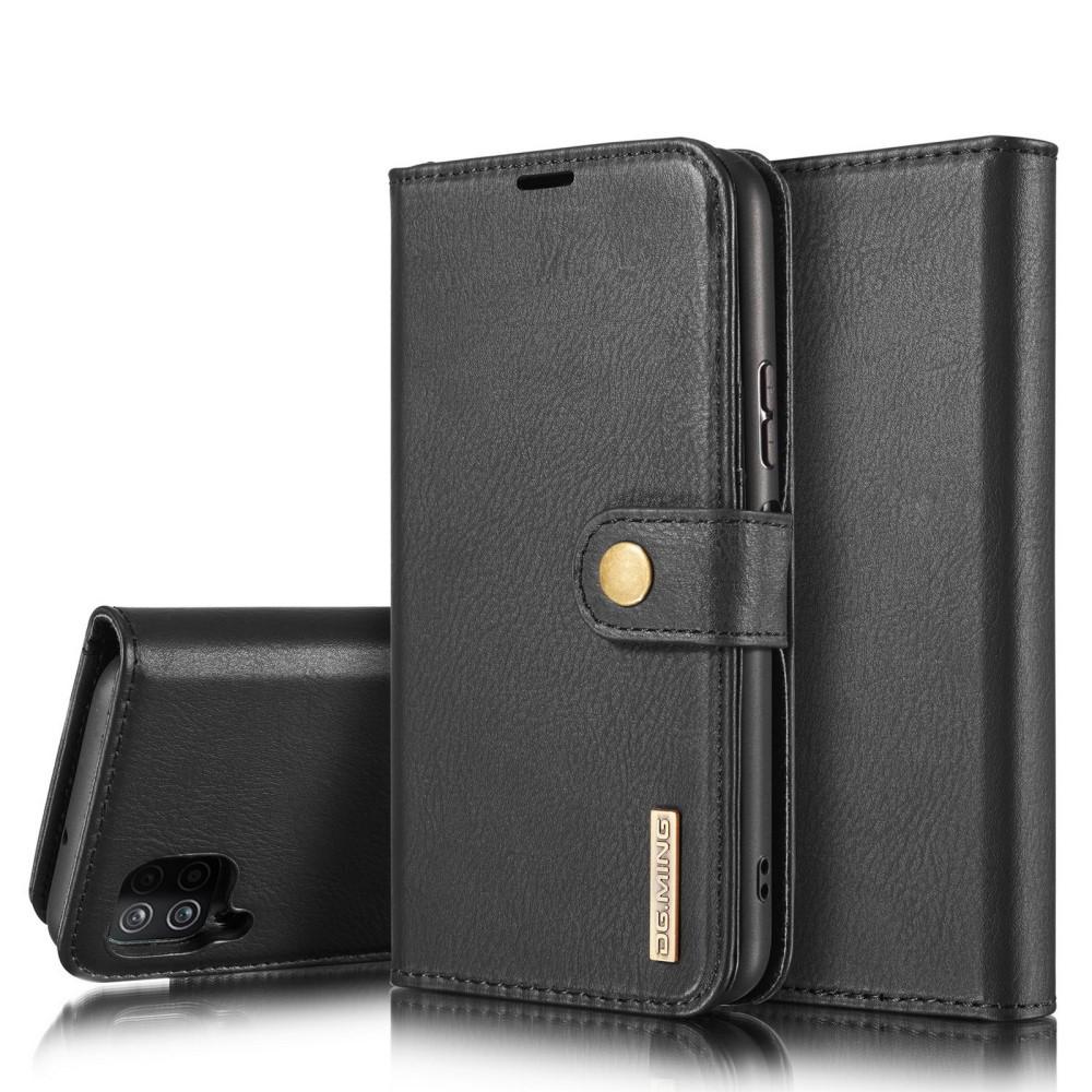 Samsung Galaxy A12 Plånboksfodral med avtagbart skal, svart