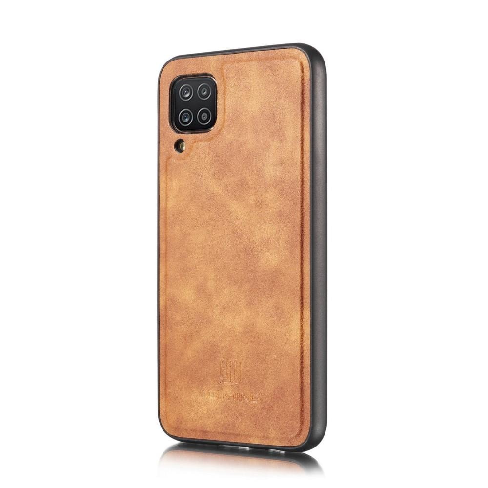 Samsung Galaxy A12 5G Plånboksfodral med avtagbart skal, Cognac