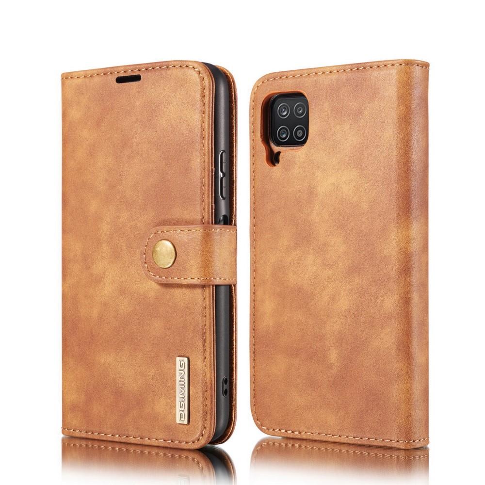 Samsung Galaxy A12 5G Plånboksfodral med avtagbart skal, Cognac