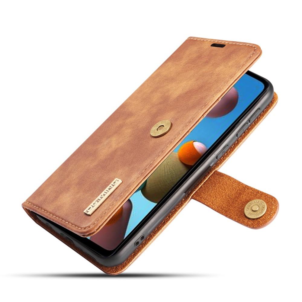 Samsung Galaxy A21s Plånboksfodral med avtagbart skal, Brun