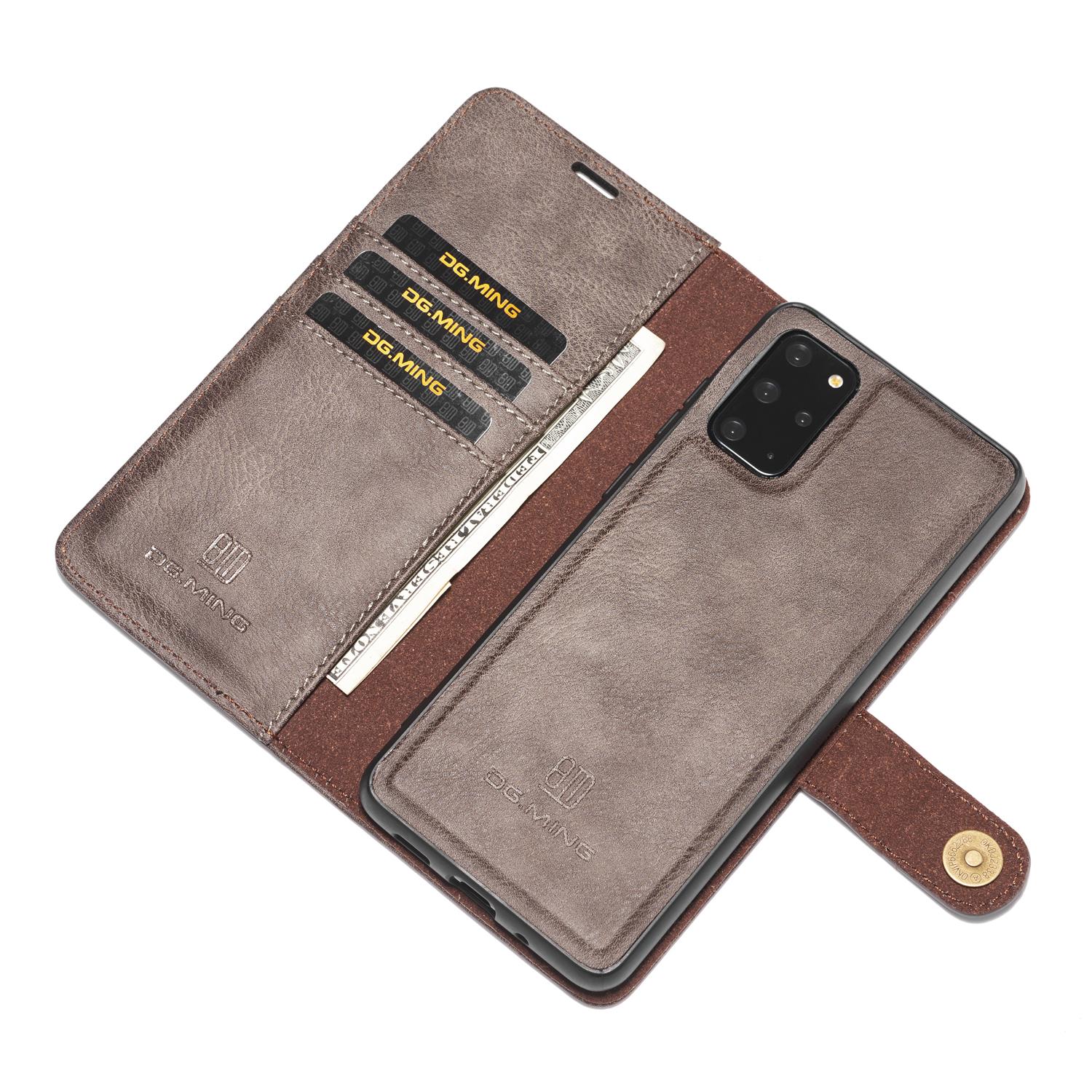 Samsung Galaxy S20 Plus Plånboksfodral med avtagbart skal, brun