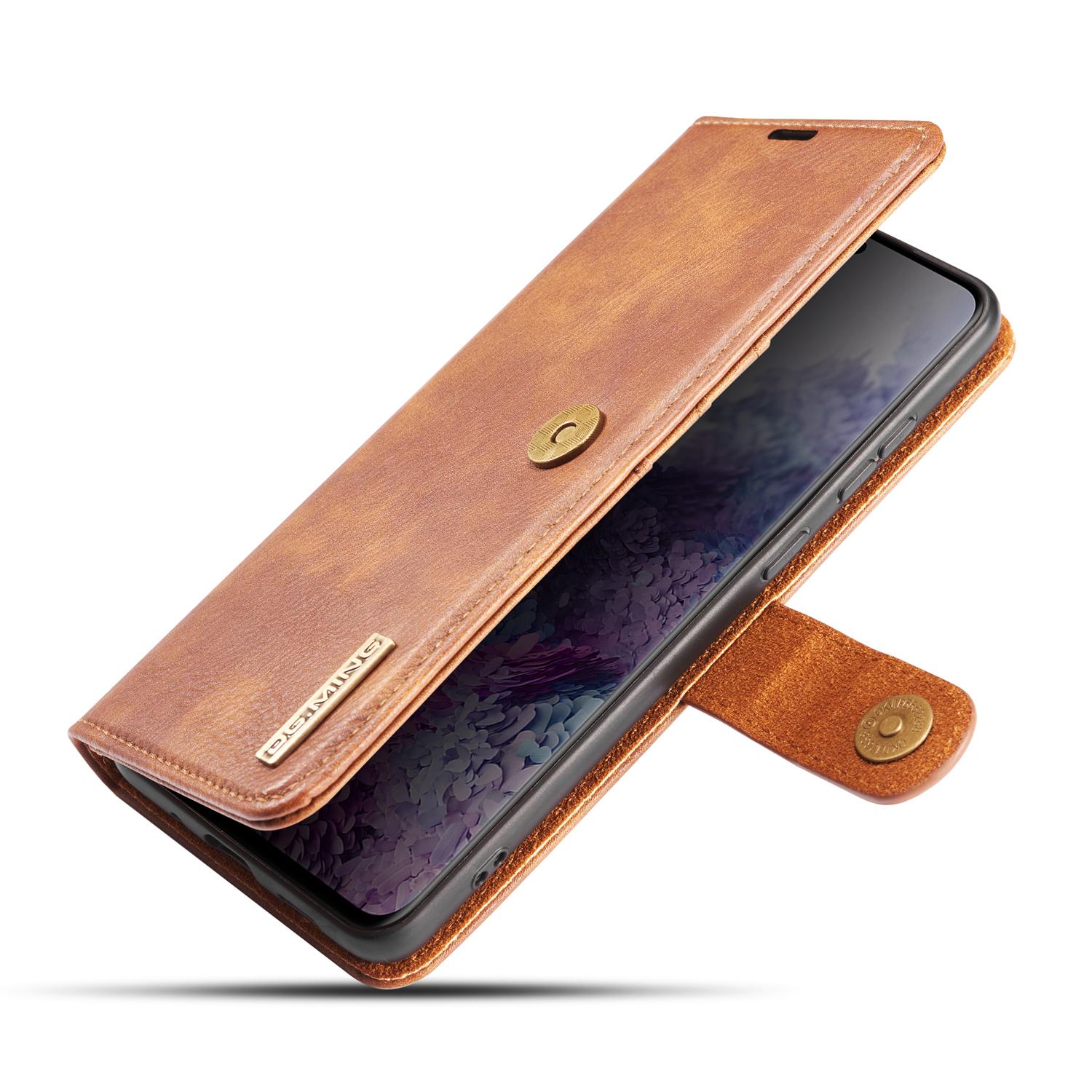 Samsung Galaxy S20 Plus Plånboksfodral med avtagbart skal, cognac
