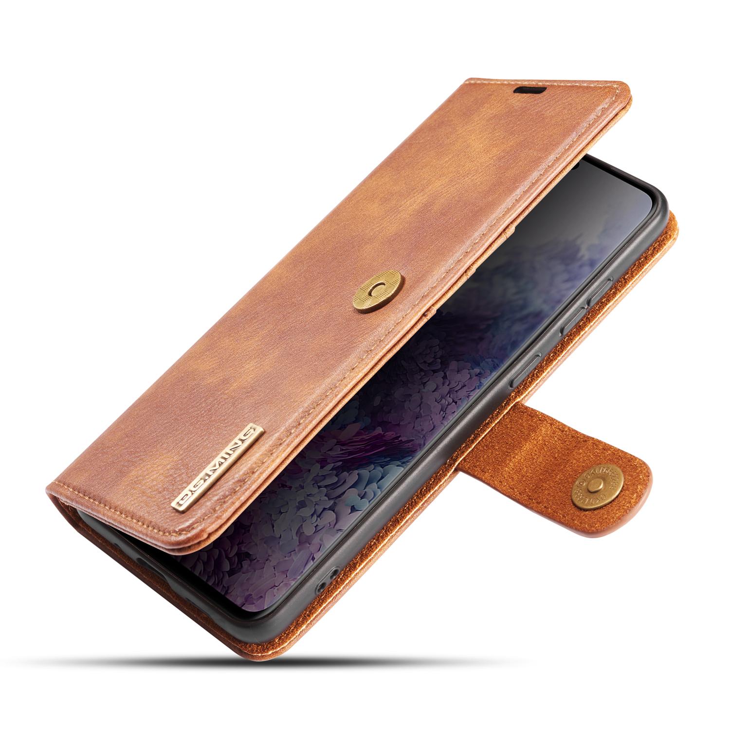 Samsung Galaxy S20 Plus Plånboksfodral med avtagbart skal, Cognac