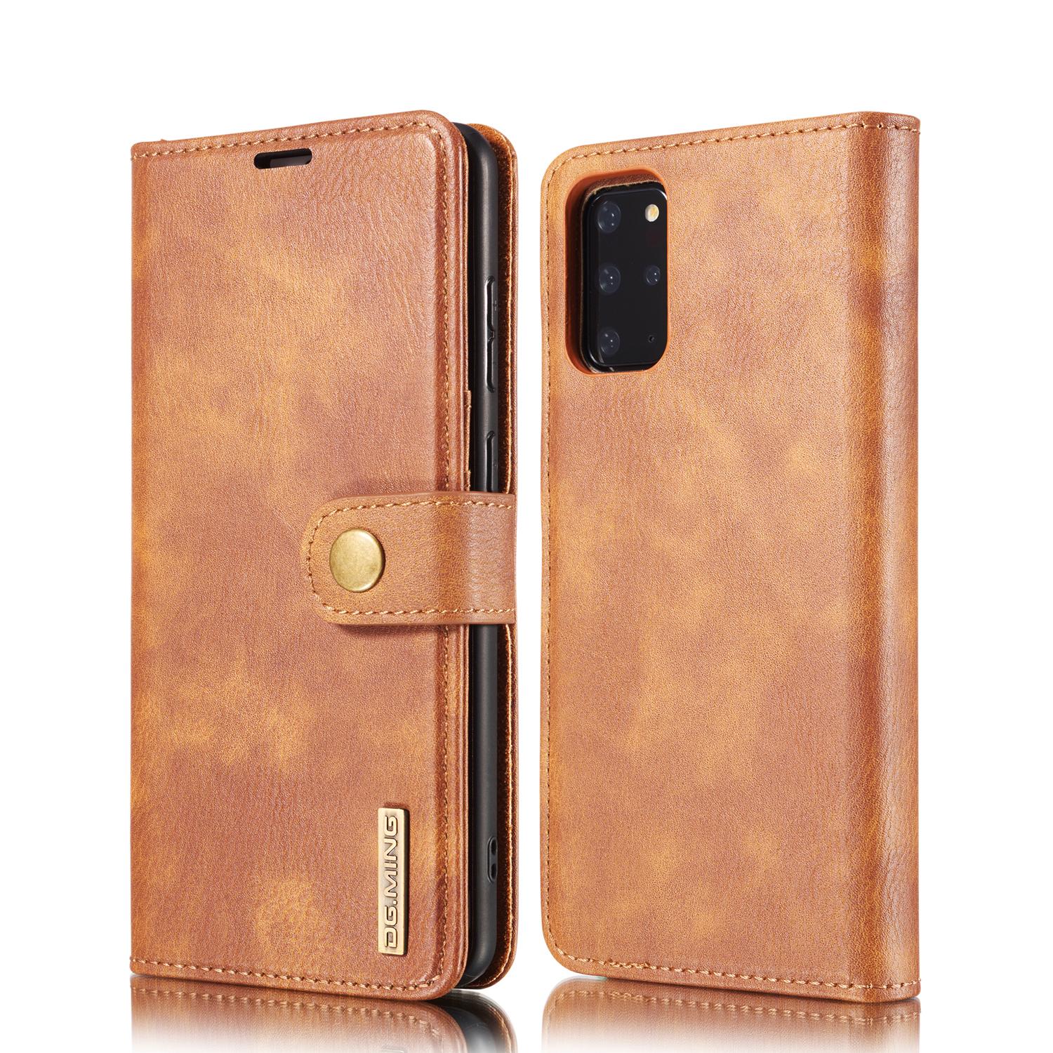 Samsung Galaxy S20 Plus Plånboksfodral med avtagbart skal, Cognac