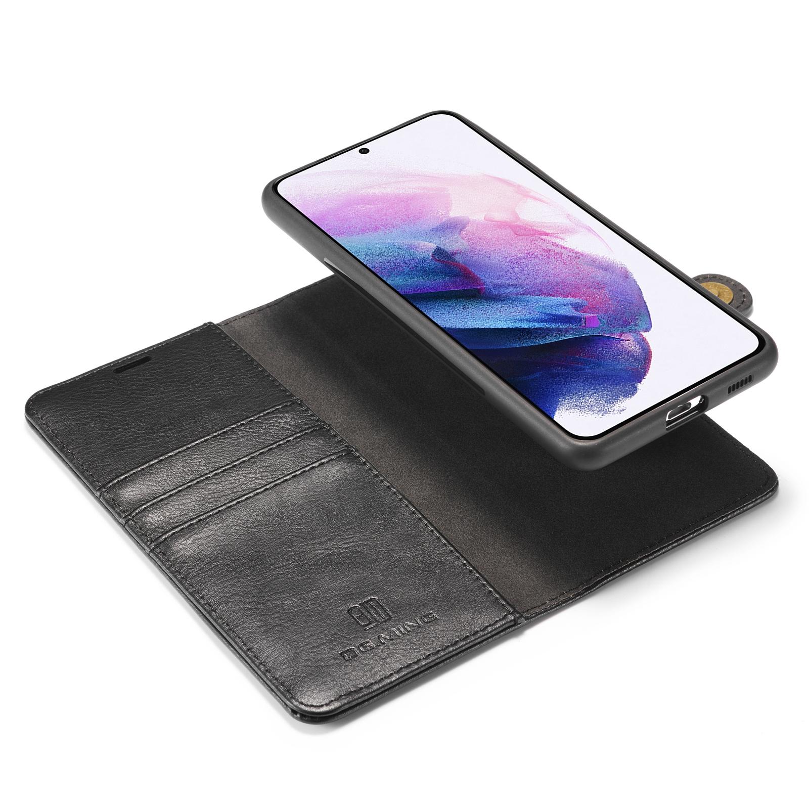Samsung Galaxy S21 Plus Plånboksfodral med avtagbart skal, svart