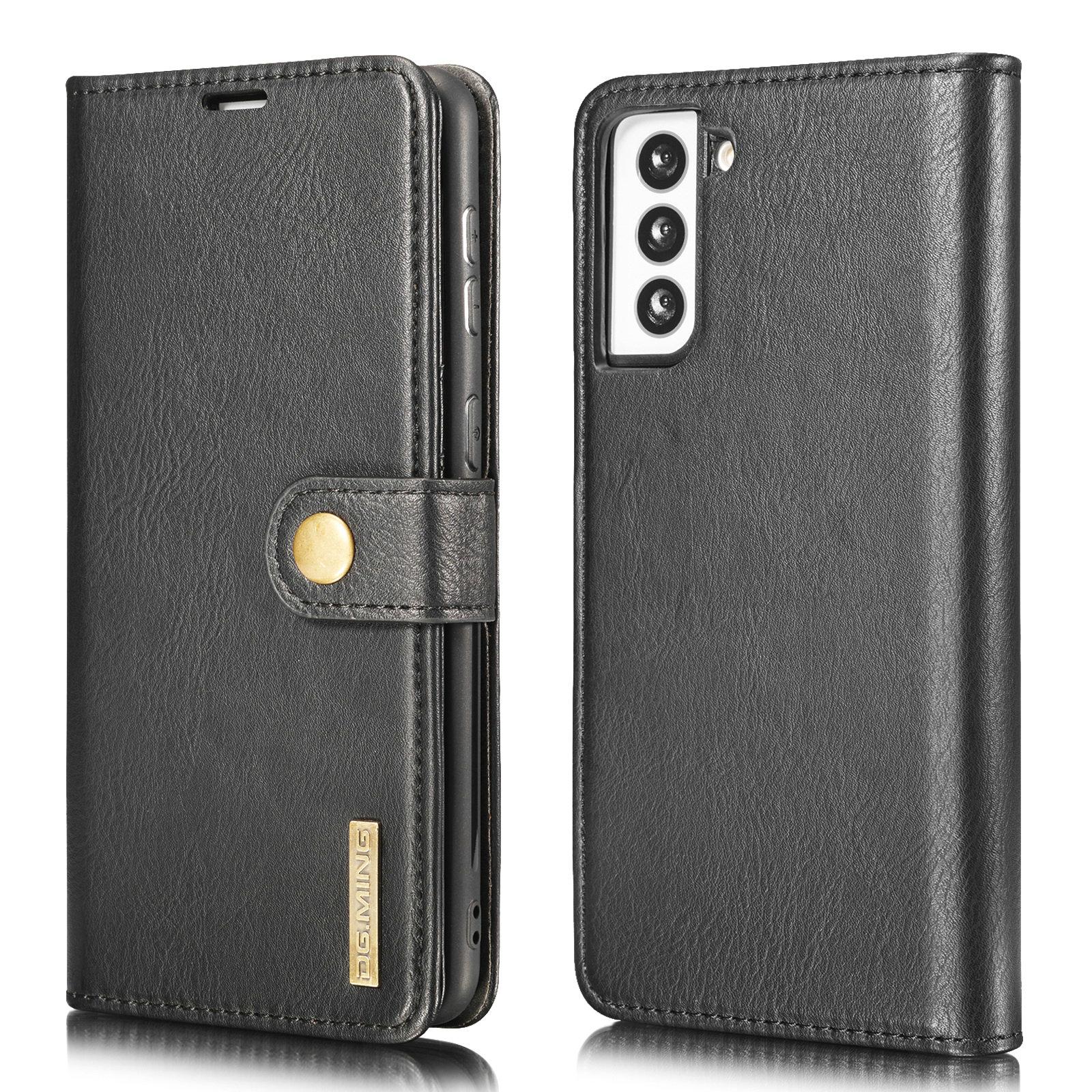 Samsung Galaxy S21 Plus Plånboksfodral med avtagbart skal, svart