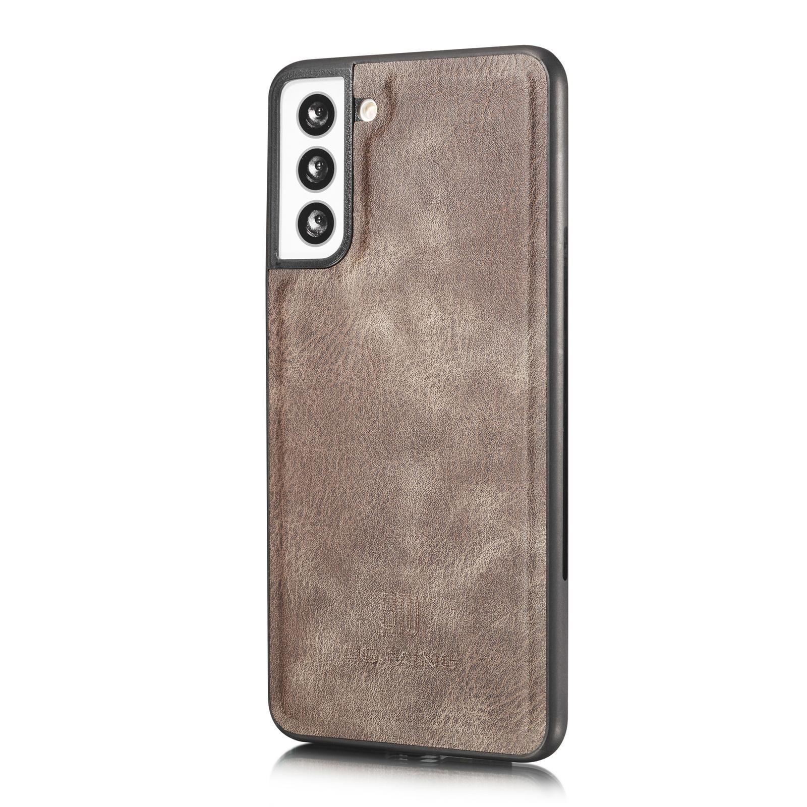 Samsung Galaxy S21 Plus Plånboksfodral med avtagbart skal, Brun