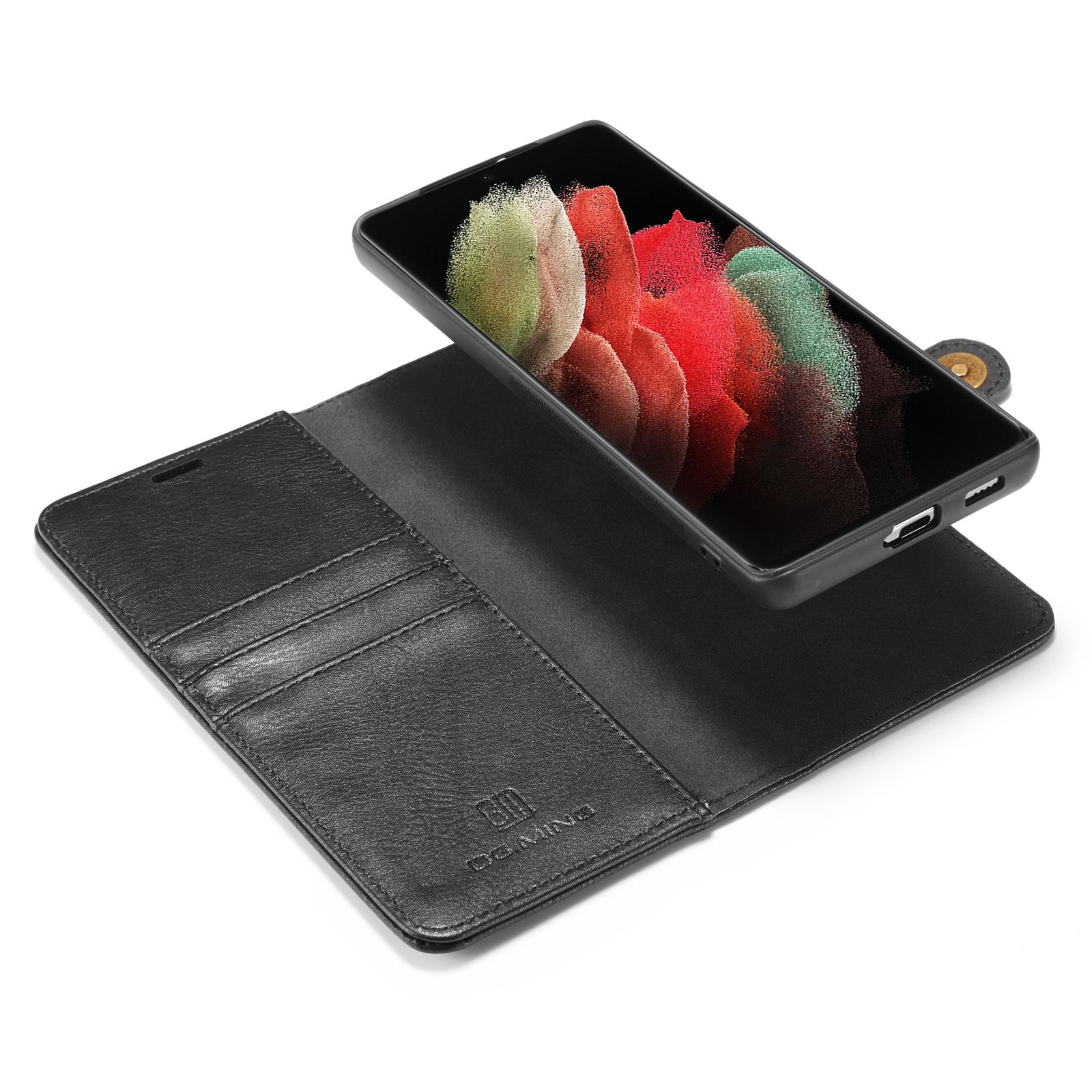 Samsung Galaxy S21 Ultra Plånboksfodral med avtagbart skal, Black