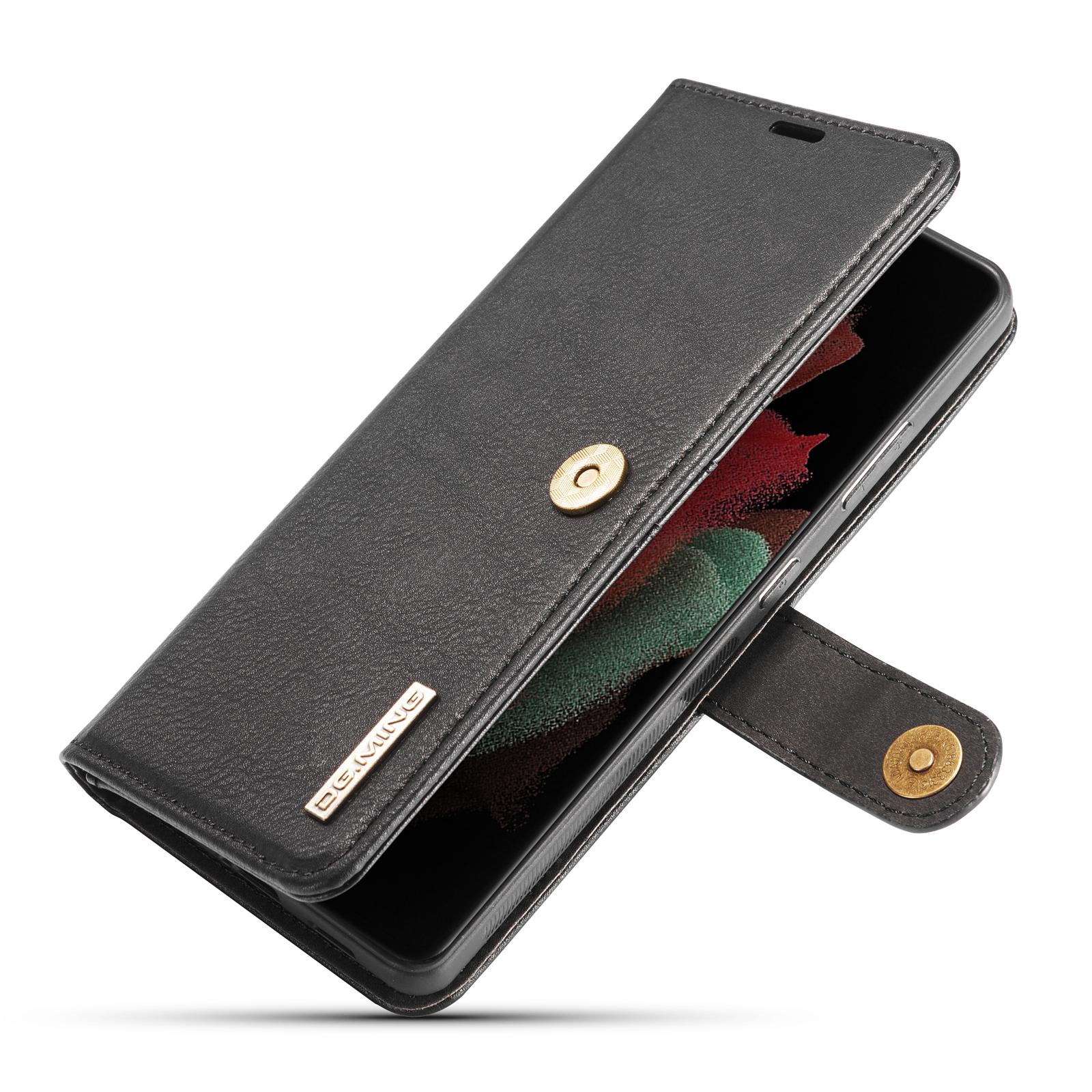 Samsung Galaxy S21 Ultra Plånboksfodral med avtagbart skal, Black