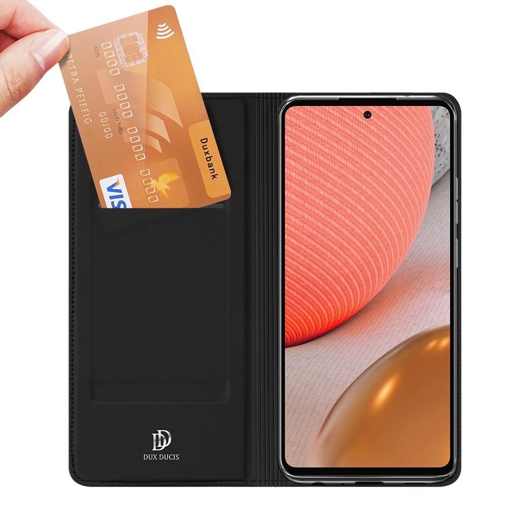 Samsung Galaxy A72 5G Slimmat mobilfodral, Svart