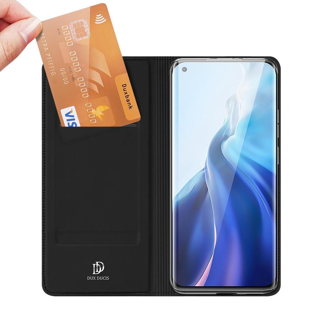 Xiaomi Mi 11 Slimmat mobilfodral, Svart