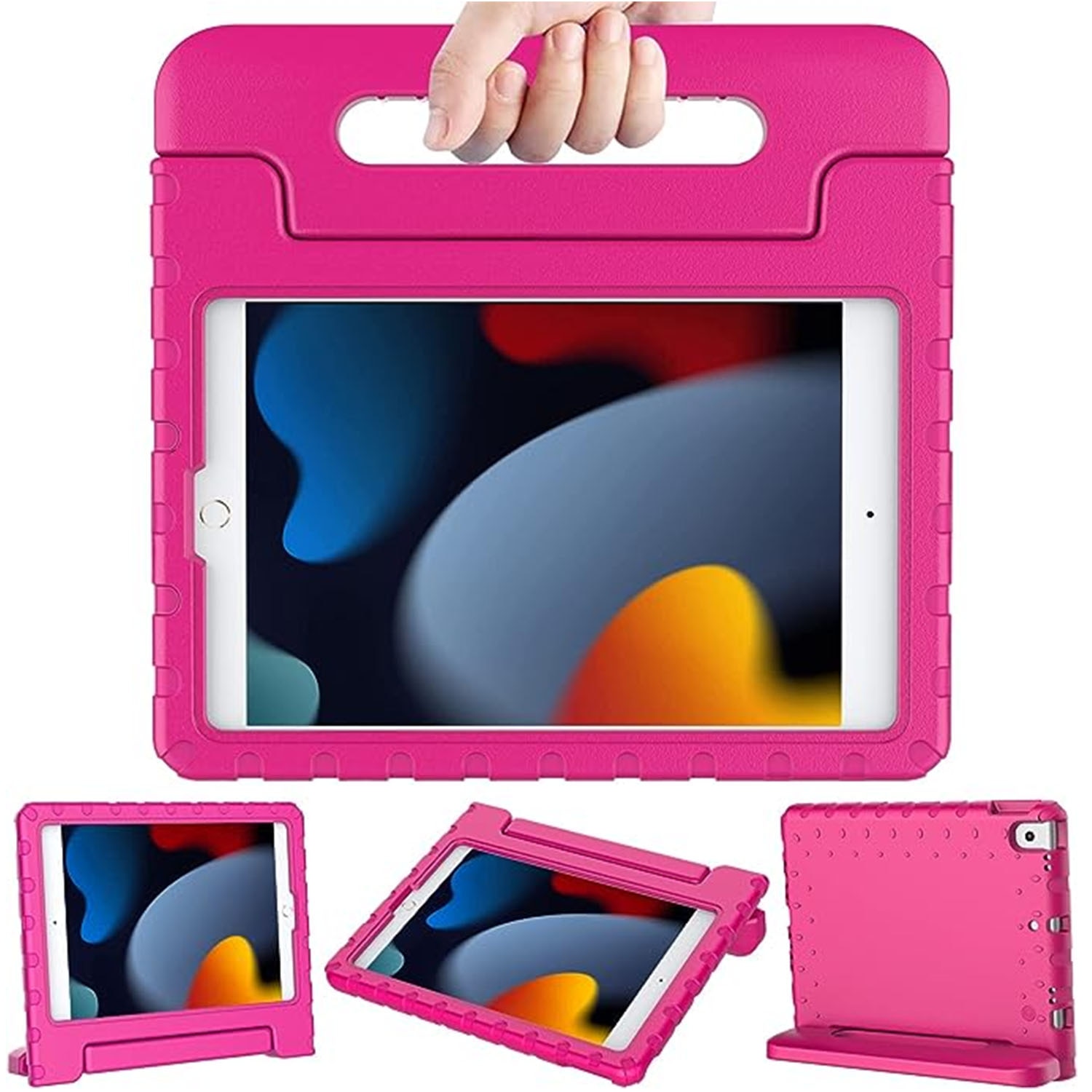 iPad Pro 10.5 2nd Gen (2017) Stöttåligt skal/fodral - Perfekt för barn, rosa