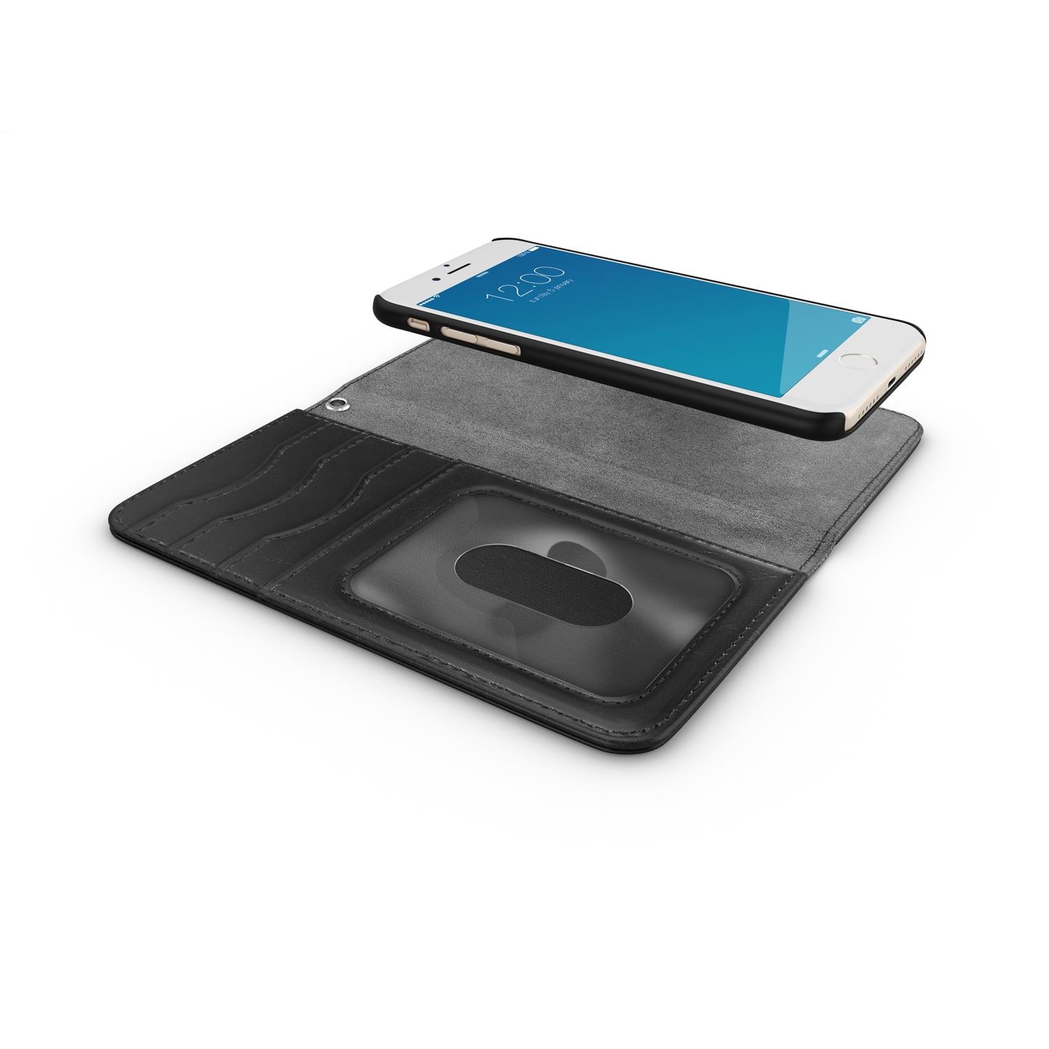 iPhone 8 Plånboksfodral Magnet Wallet+, svart