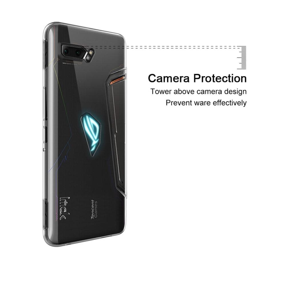 Asus ROG Phone II Skal i TPU, Genomskinlig