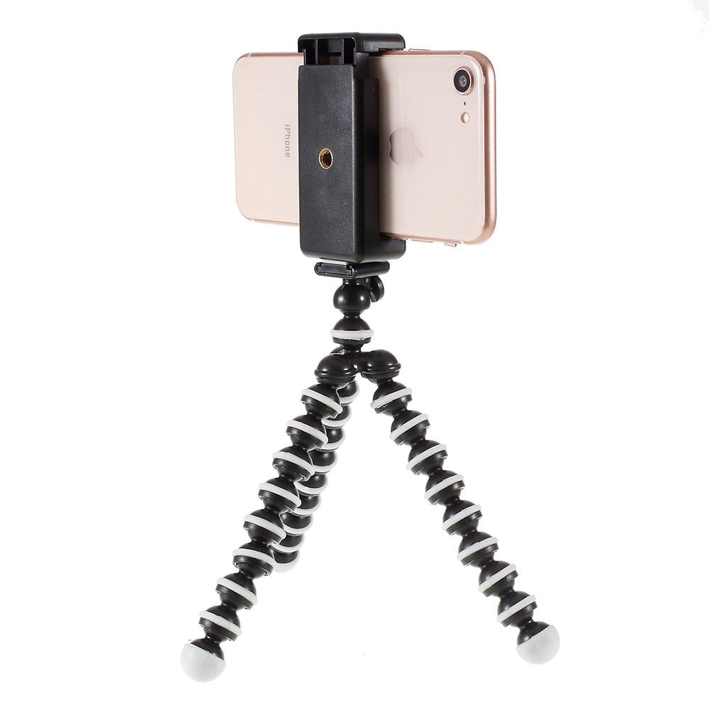 Mobilstativ Tripod med böjbara ben, svart