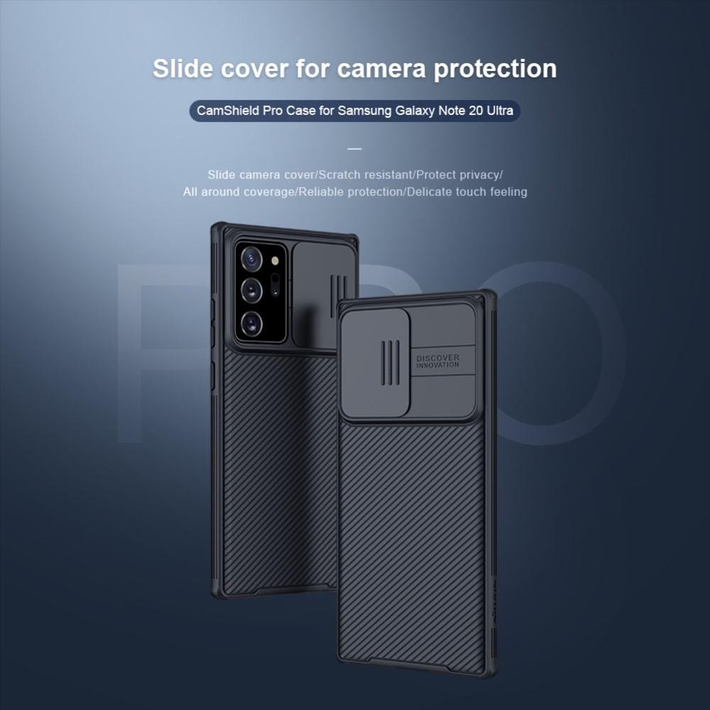 Samsung Galaxy Note 20 Ultra Skal med kameraskydd - CamShield, Svart