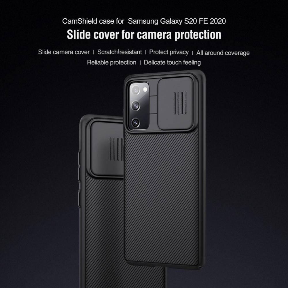 Samsung Galaxy S20 FE Skal med kameraskydd - CamShield, Svart