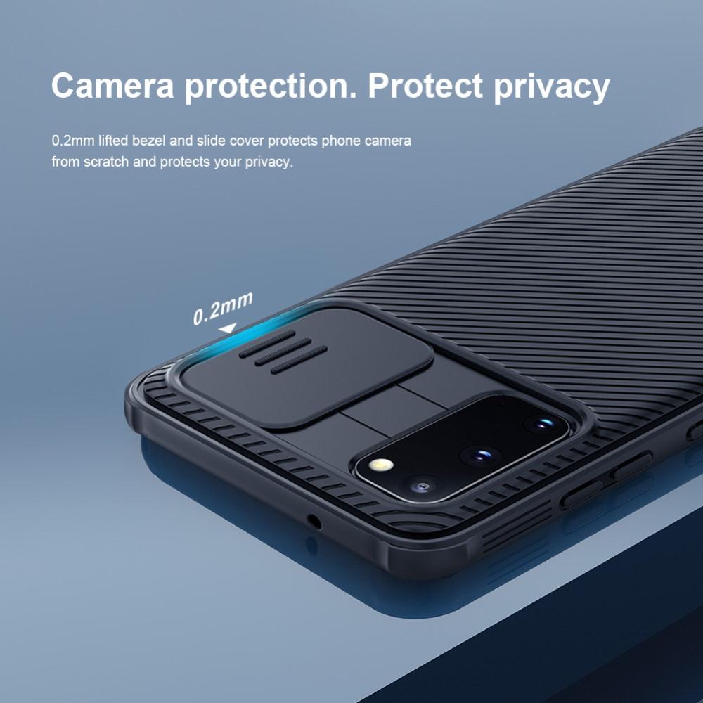 Galaxy S20 Skal med kameraskydd - CamShield, svart
