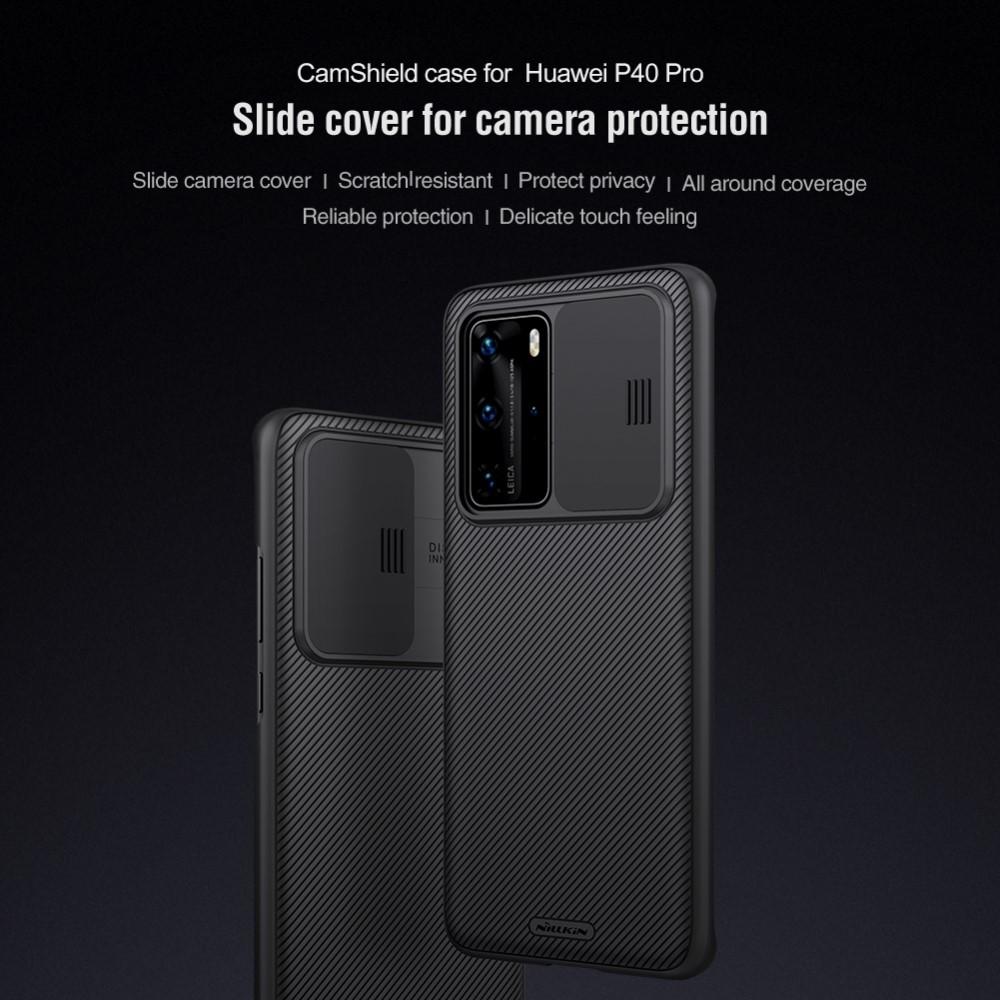 Huawei P40 Pro Skal med kameraskydd - CamShield, Svart