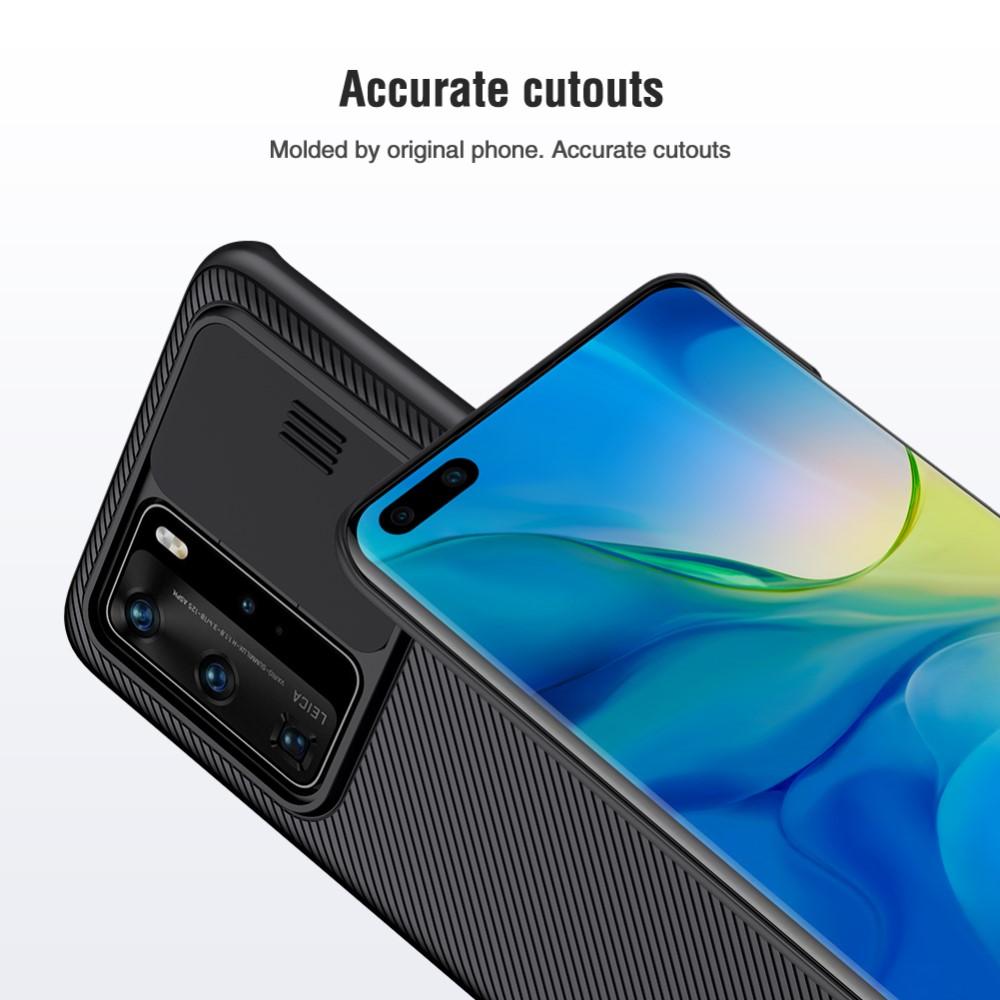 Huawei P40 Pro Skal med kameraskydd - CamShield, Svart