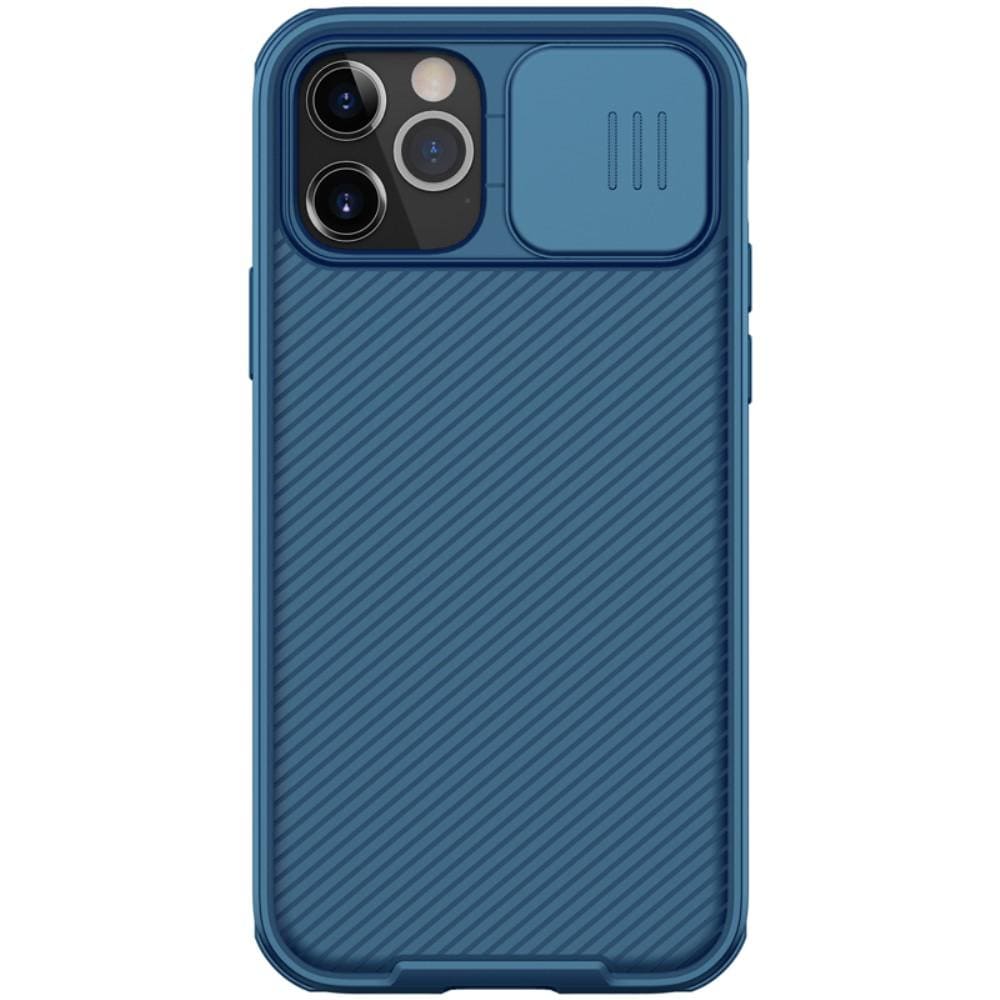 iPhone 12/iPhone 12 Pro Skal med kameraskydd - CamShield, Blå