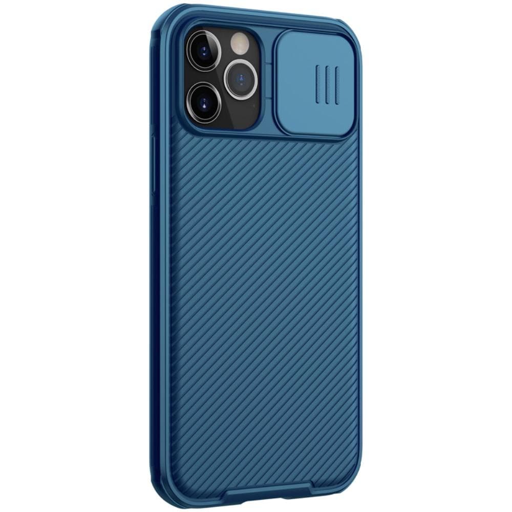 iPhone 12/iPhone 12 Pro Skal med kameraskydd - CamShield, Blå