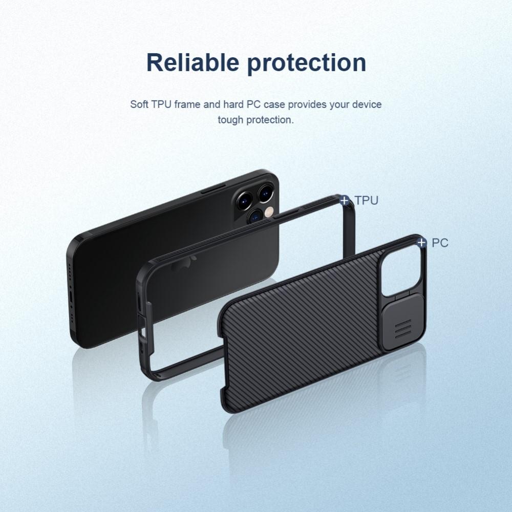 iPhone 12/12 Pro Skal med kameraskydd - CamShield, svart