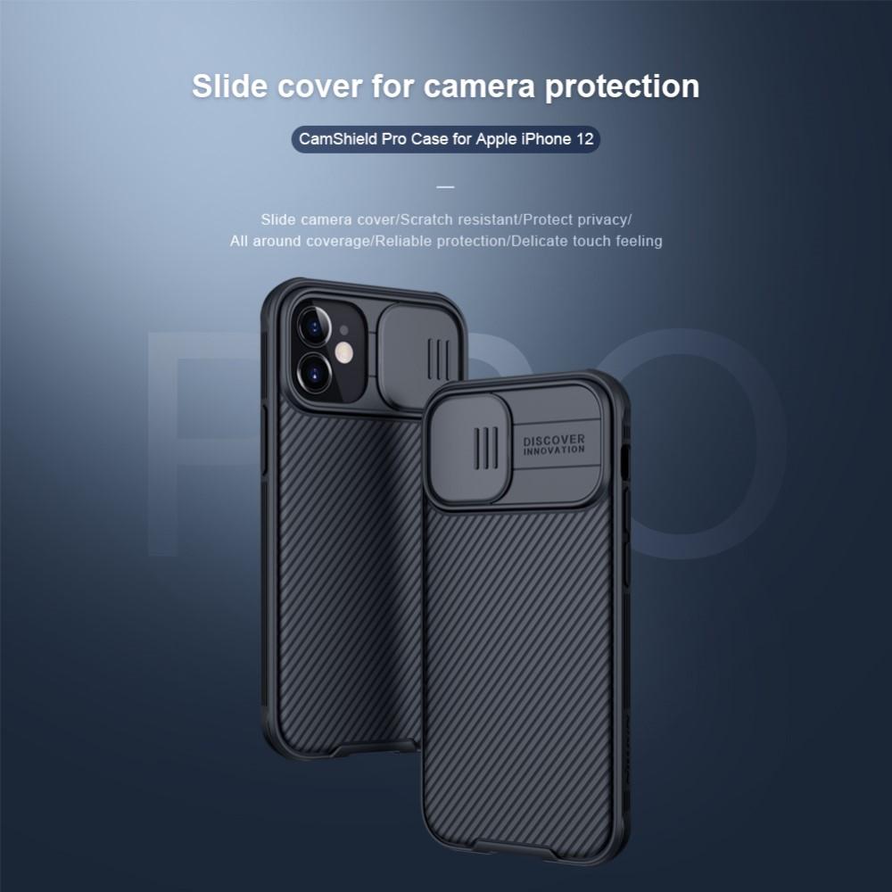 iPhone 12 Mini Skal med kameraskydd - CamShield, Svart