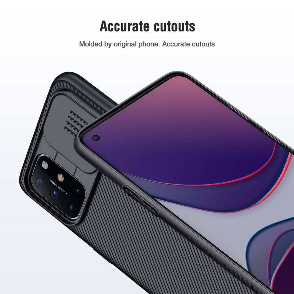  OnePlus 8T Skal med kameraskydd - CamShield, Svart