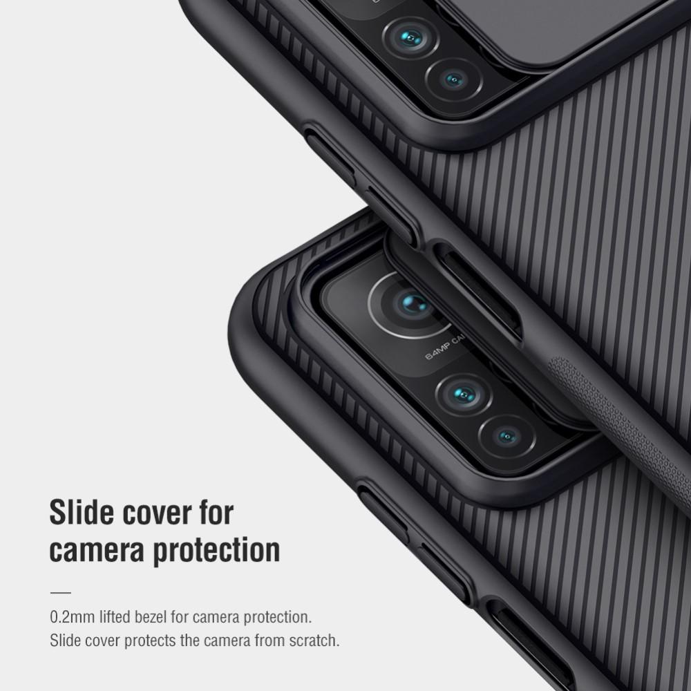 Xiaomi Mi 10T/10T Pro Skal med kameraskydd - CamShield, Svart