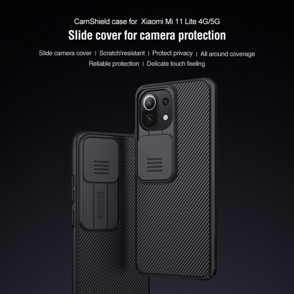 Xiaomi Mi 11 Lite 5G Skal med kameraskydd - CamShield, svart