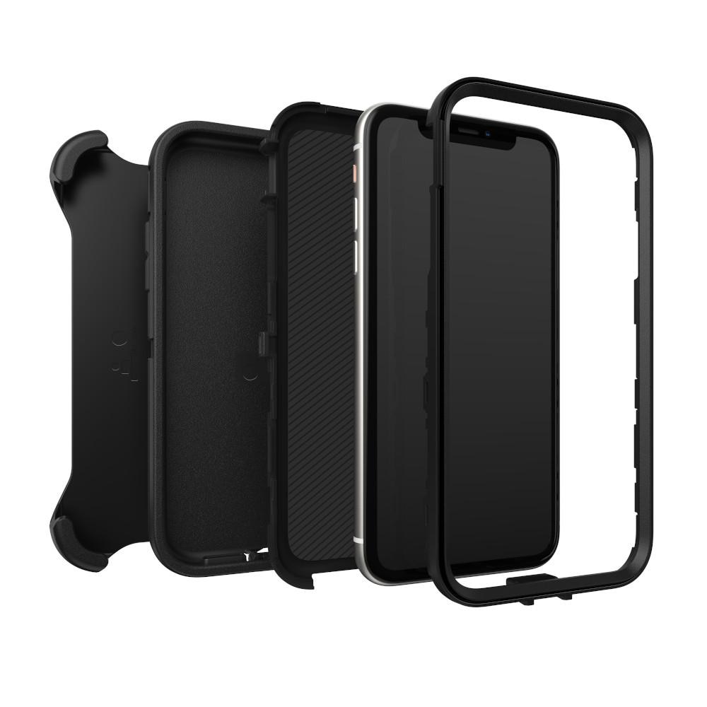 iPhone 11 Defender - Robust mobilskal med hög skyddsfaktor, svart