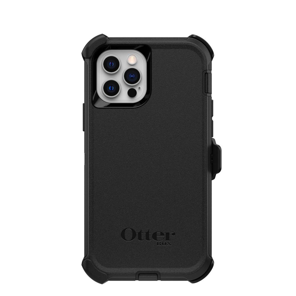 iPhone 12/iPhone 12 Pro Defender - Robust mobilskal med hög skyddsfaktor, Svart