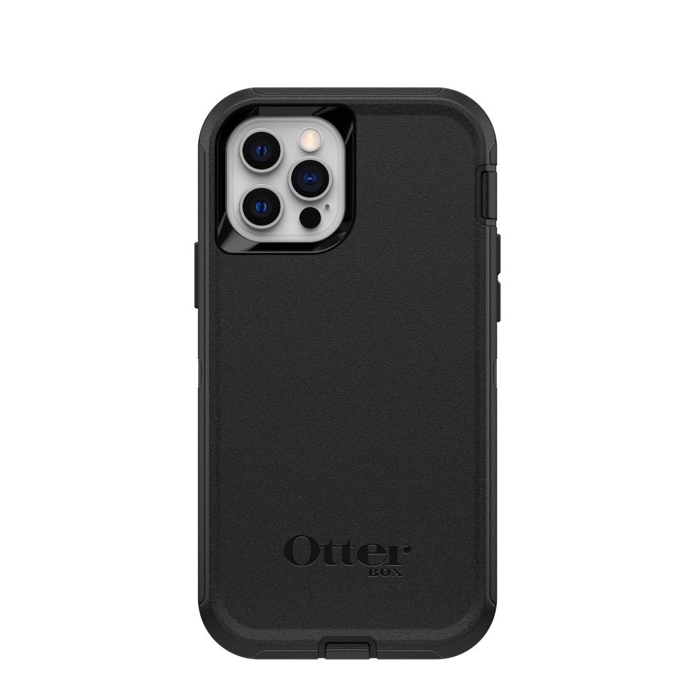 iPhone 12/iPhone 12 Pro Defender - Robust mobilskal med hög skyddsfaktor, Svart