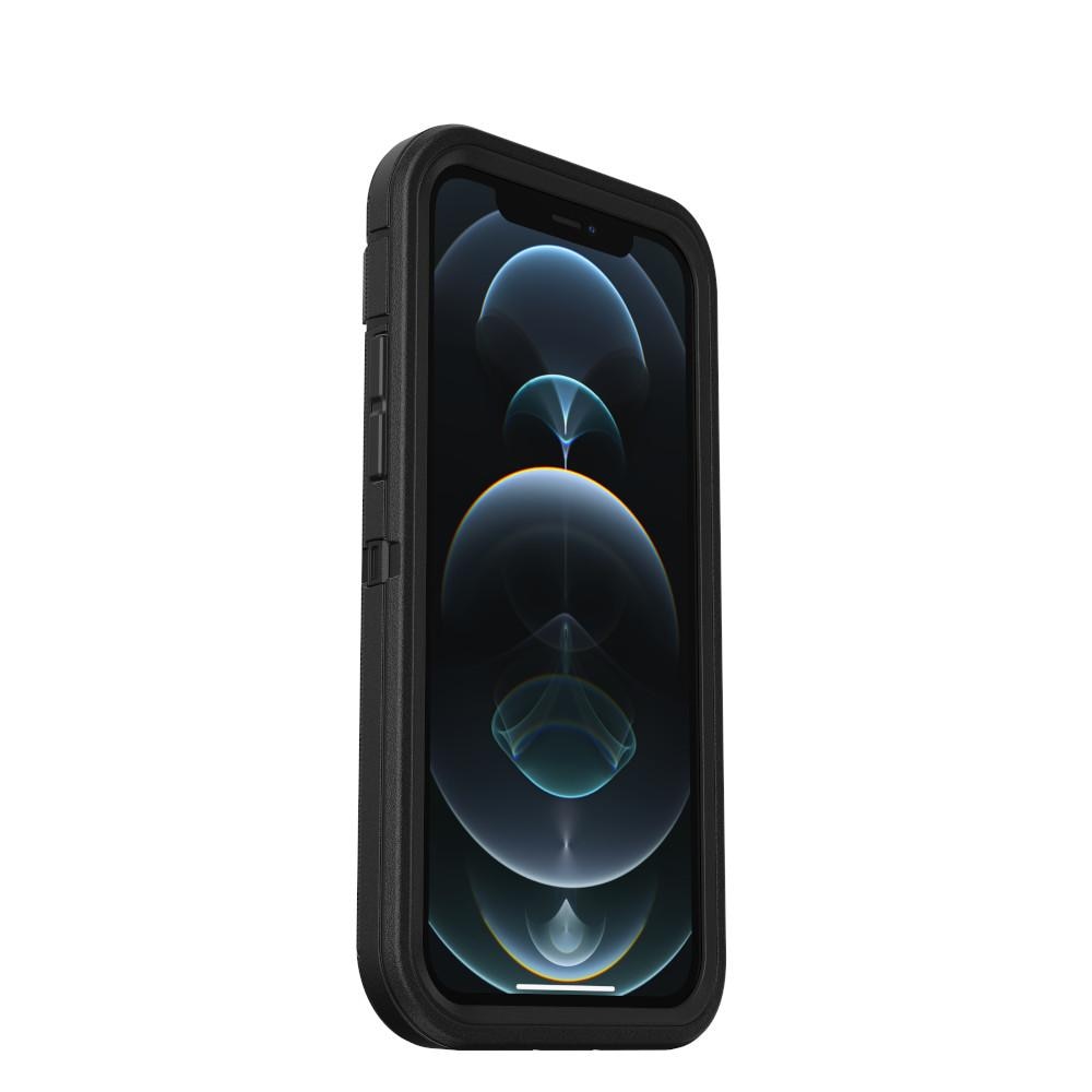 iPhone 12/iPhone 12 Pro Defender - Robust mobilskal med hög skyddsfaktor, Svart