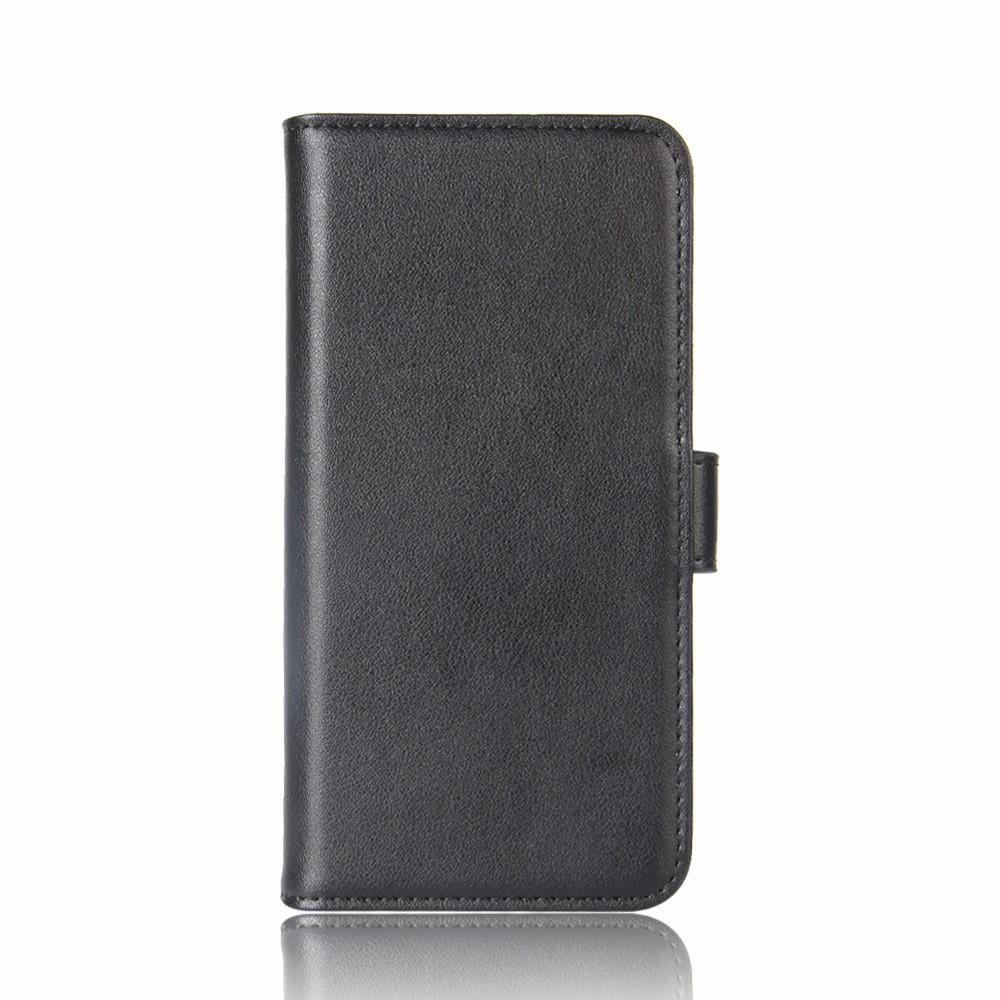 OnePlus 5 Plånboksfodral i Äkta Läder, svart
