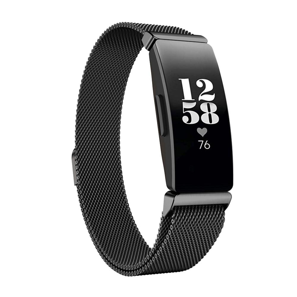 Fitbit Inspire/Inspire HR/Inspire 2 Armband Milanese Loop, svart