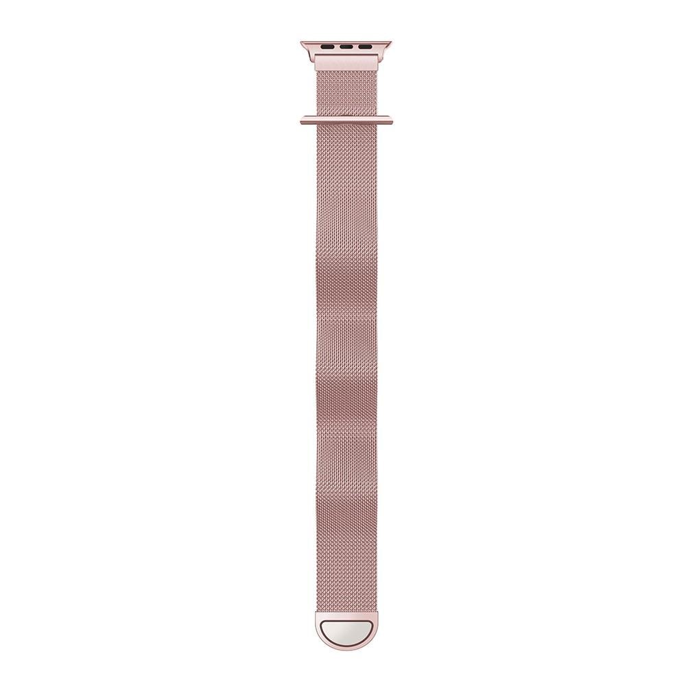 Apple Watch Ultra 49mm 1st Gen Armband Milanese Loop, Rosa guld