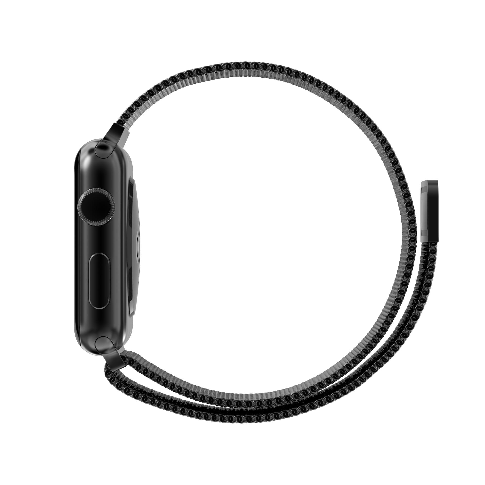 Apple Watch Ultra 49mm Armband Milanese Loop, svart