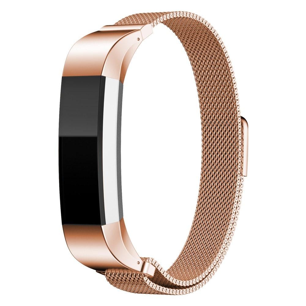 Fitbit Alta HR/Alta Armband Milanese Loop, Roséguld