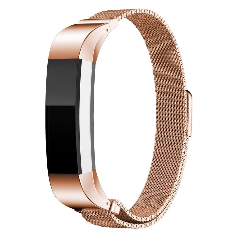 Fitbit Alta/Alta HR Armband Milanese Loop, roséguld