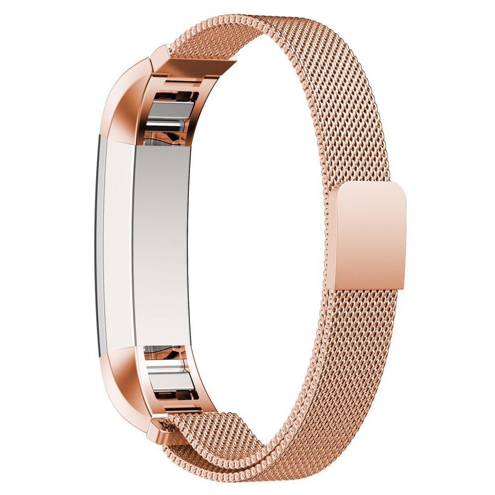 Fitbit Alta HR/Alta Armband Milanese Loop, Roséguld
