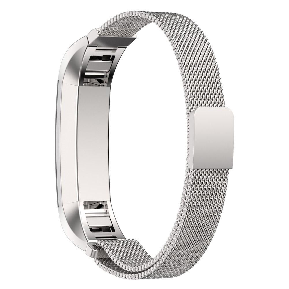 Fitbit Alta/Alta HR Armband Milanese Loop, silver