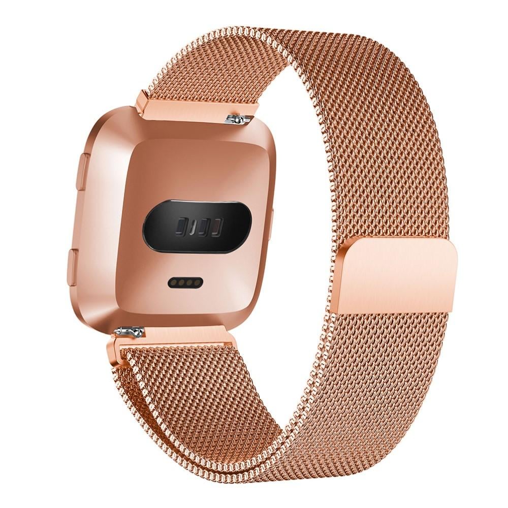 Fitbit Versa/Versa 2 Armband Milanese Loop, roséguld