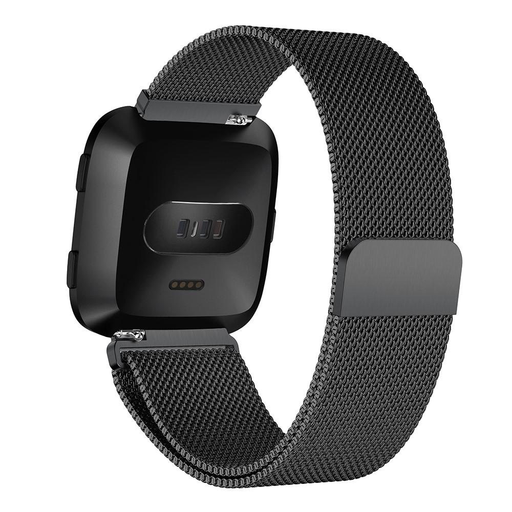 Fitbit Versa/Versa 2 Armband Milanese Loop, svart