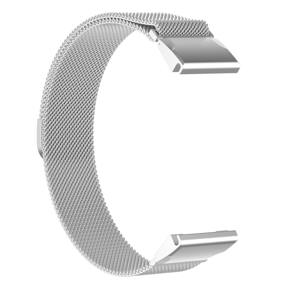 Garmin Fenix 6 Pro Armband Milanese Loop, silver