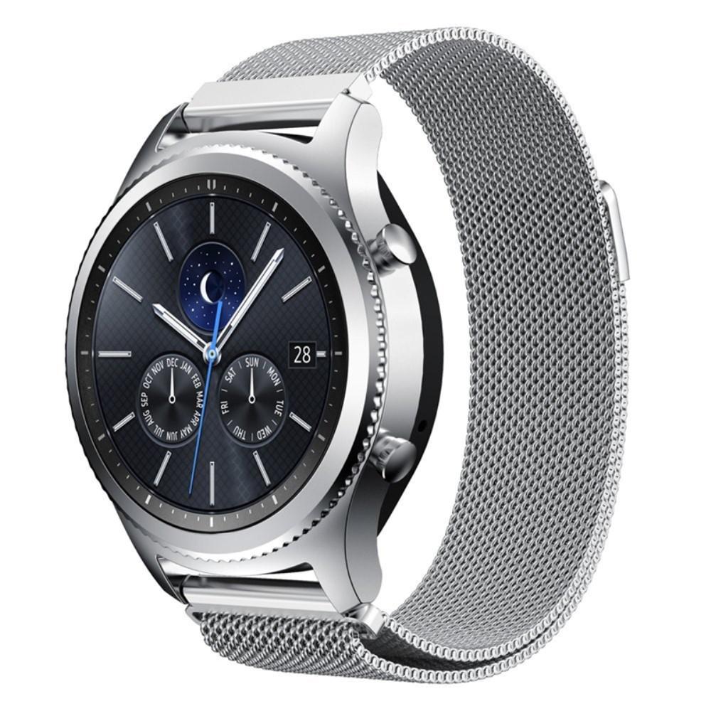 Gear S3 Frontier/S3 Classic Armband Milanese Loop, silver