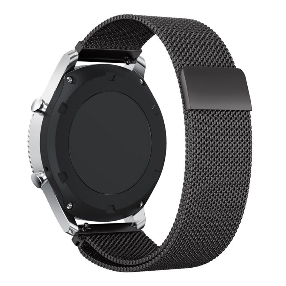 Gear S3 Frontier/S3 Classic Armband Milanese Loop, svart