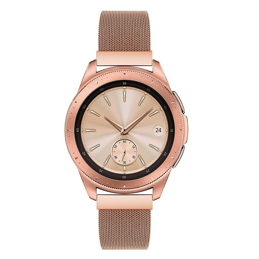 Samsung Galaxy Watch 42mm Armband Milanese Loop, Roséguld